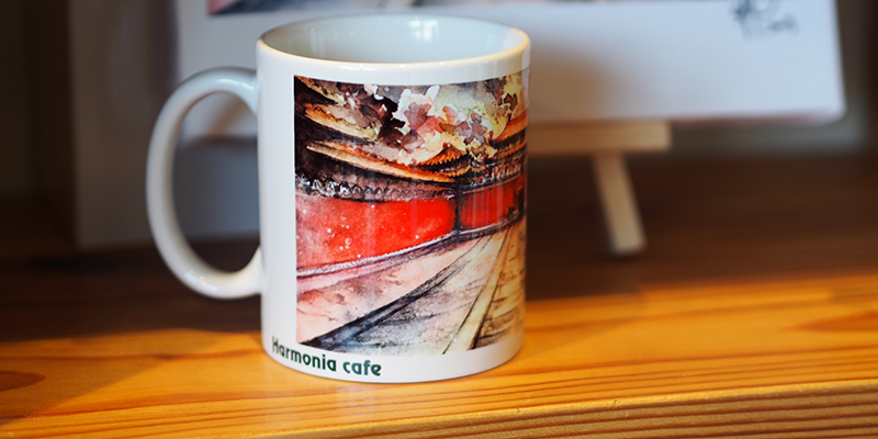 ハルモニアカフェ特製マグカップ